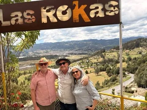 Taking in the view over the Boyacá valley